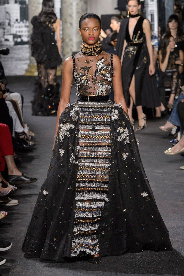 Elie Saab haute couture jesień-zima 2016/2017, fot. Imaxtree