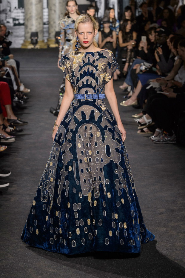 Elie Saab haute couture jesień-zima 2016/2017, fot. Imaxtree