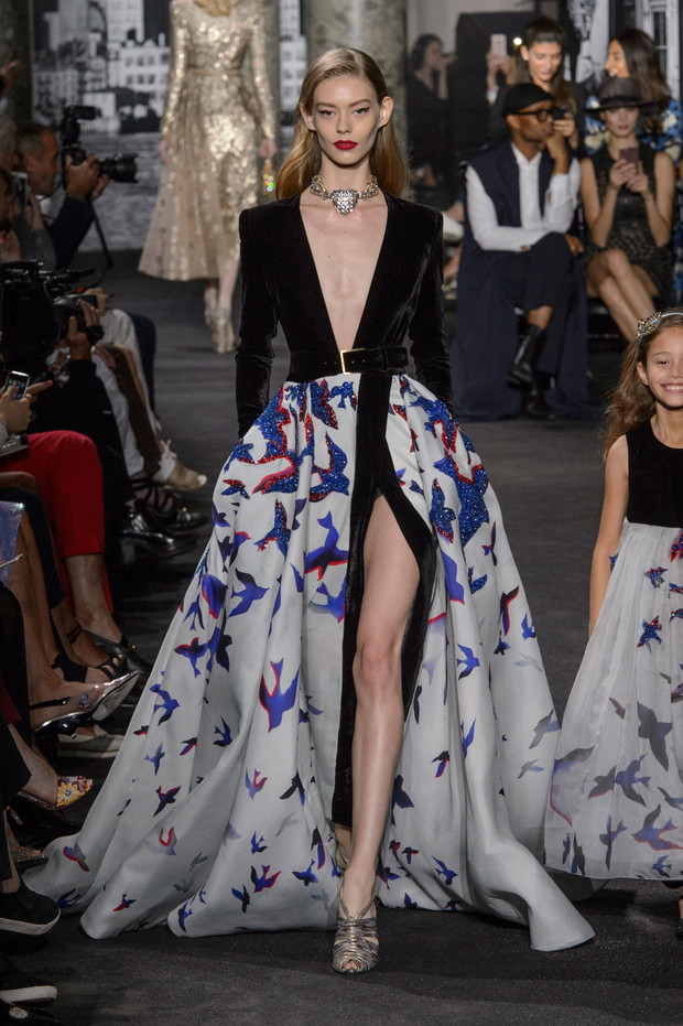 Elie Saab haute couture jesień-zima 2016/2017, fot. Imaxtree