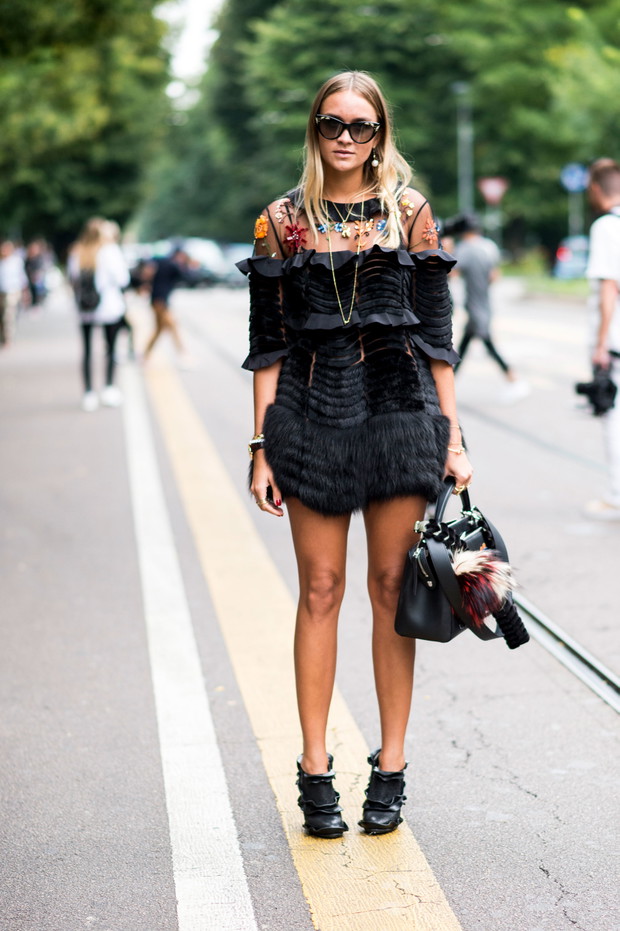 Street fashion: Milan Fashion Week wiosna-lato 2017