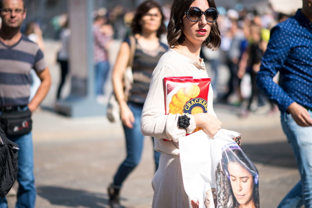 Street fashion: Milan Fashion Week wiosna-lato 2017