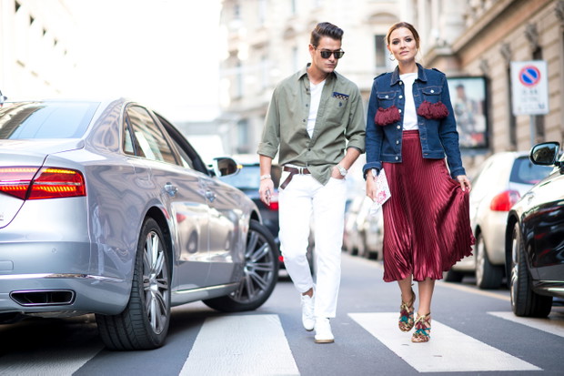 Street fashion: Milan Fashion Week wiosna-lato 2017