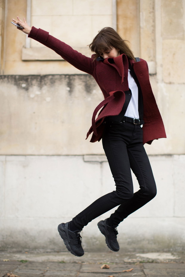 Street fashion: modelki off duty na London Fashion Week SS17