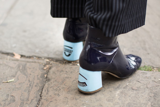 Street fashion: modelki off duty na London Fashion Week SS17
