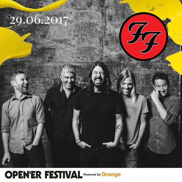 Open'er Festival 2017: wiemy kto wystąpi! Foo Fighters