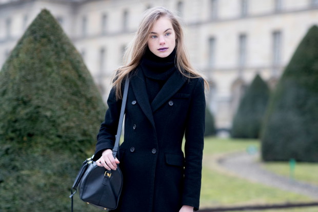Street fashion: modelki off duty Paris Fashion Week haute couture SS17