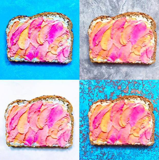Trendy kulinarne 2017: tęczowe tosty