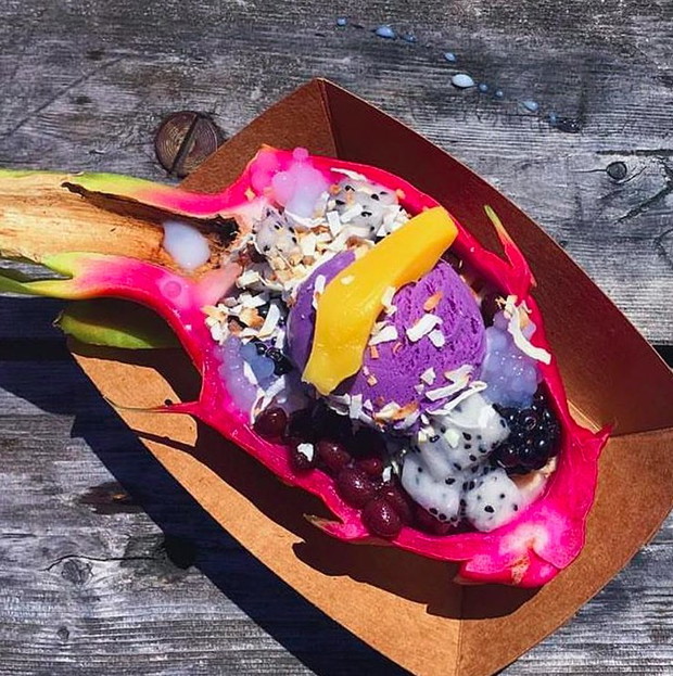6. Tropikalne lody Ube