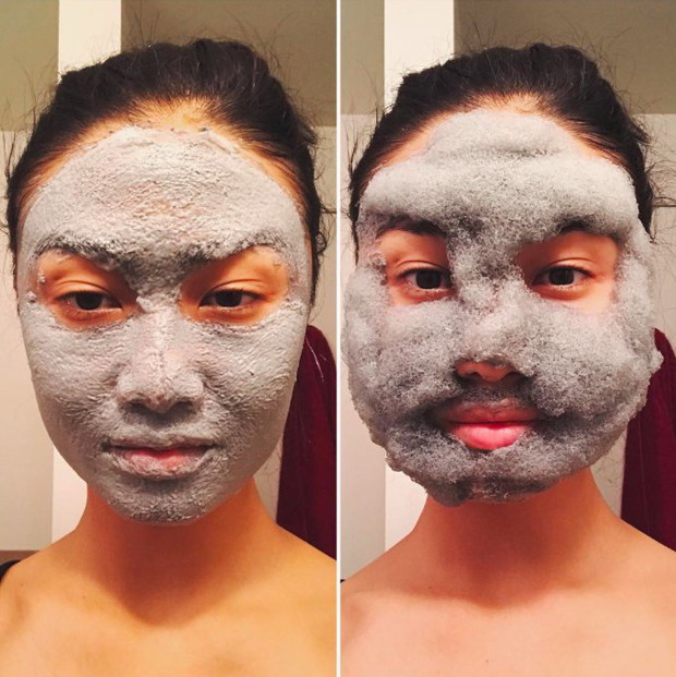 Bubble mask - maseczka, która wygląda jak chmura