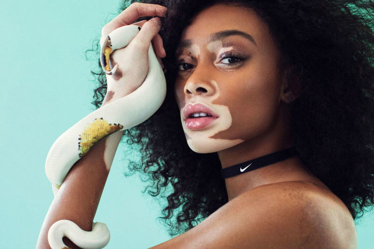 Winnie Harlow w kampanii Nike Air Vapormax