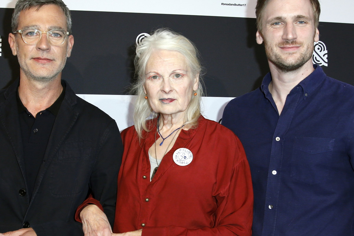 Carsten Hendrich, Vivienne Westwood i David Schneider na konferencji zapowiadającej Bread & Butter by Zalando 2017