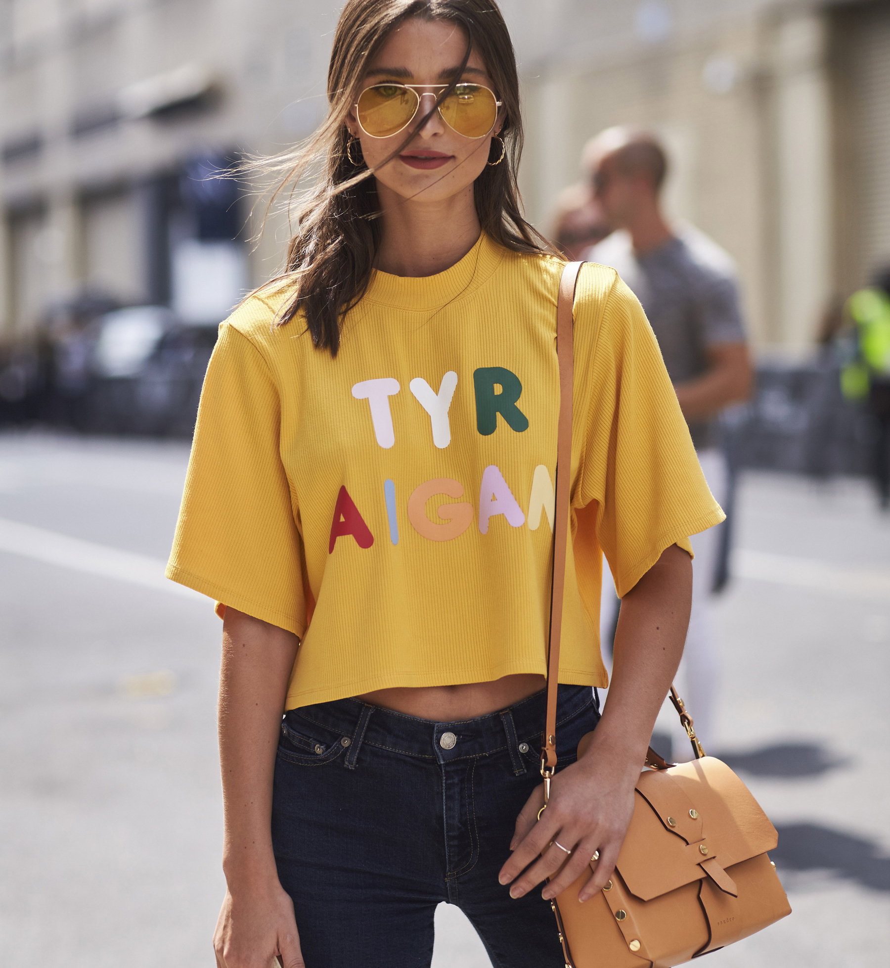 Zdjęcia street fashion z Tygodnia Mody w Nowym Jorku