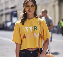 Zdjęcia street fashion z Tygodnia Mody w Nowym Jorku