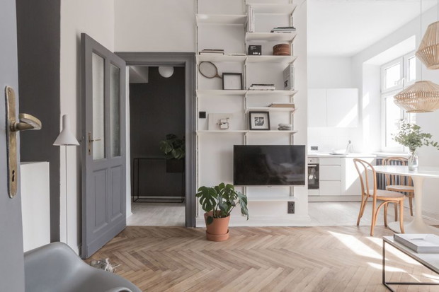 Mieszkanie w kamienicy, Łódź, projekt: Scandilove, fot. mat. prasowe