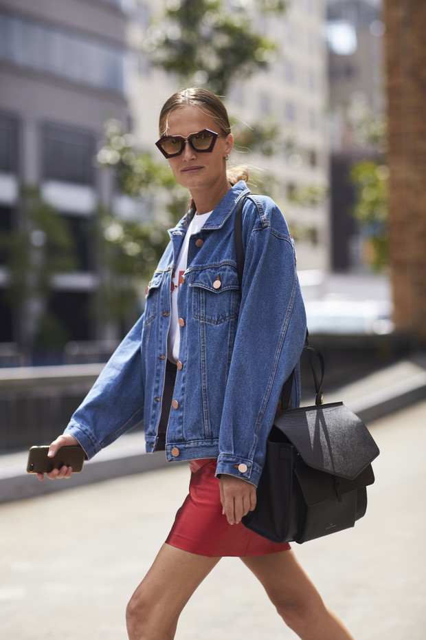 Zdjęcia street fashion z Tygodnia Mody w Nowym Jorku