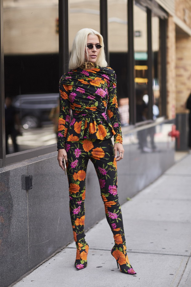Zdjęcia street fashion z Tygodnia Mody w Nowym Jorku