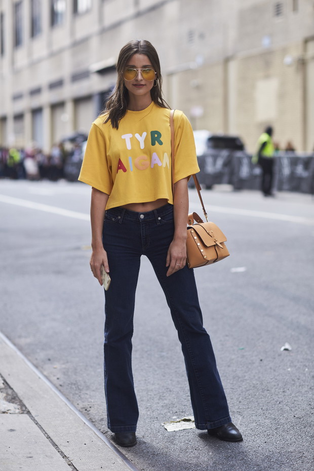 Zdjęcia street fashion z Tygodnia Mody w Nowym Jorku