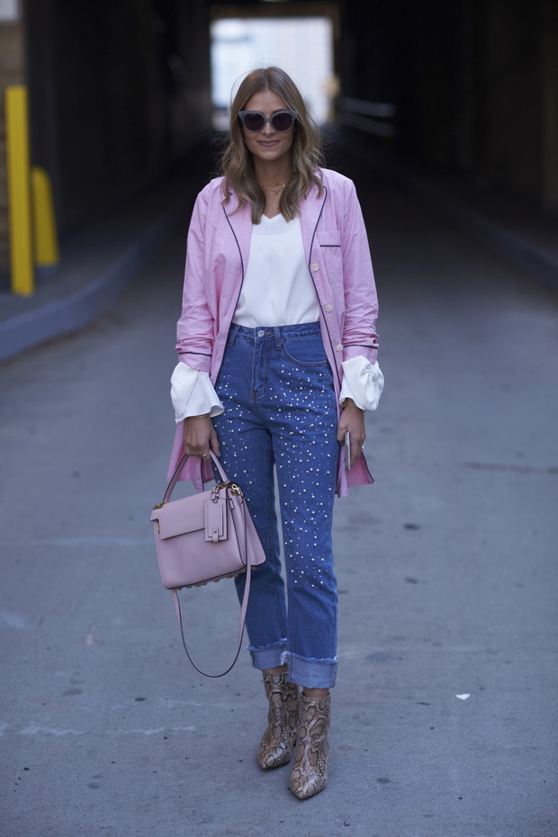 Zdjęcia street fashion z Tygodnia Mody w Nowym Jorku