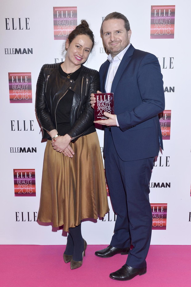 EIBA 2018: redaktor naczelna ELLE Marta Drożdż, Hubert Pełka L'Occitane