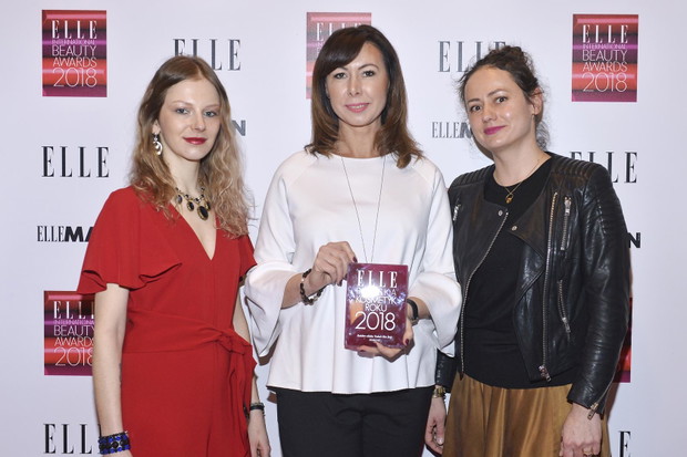 EIBA 2018: szefowa działu Uroda Marta Krupińska, Anna Buczyńska DAX Cosmetics, redaktor naczelna ELLE Marta Drożdż
