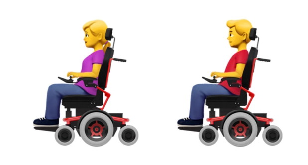 Nowe emoji z niepełnosprawnymi
