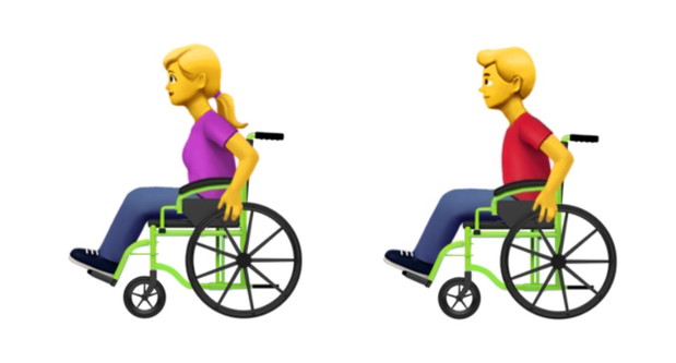 Nowe emoji z niepełnosprawnymi