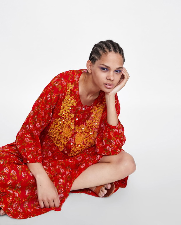 Boho sukienka Zara