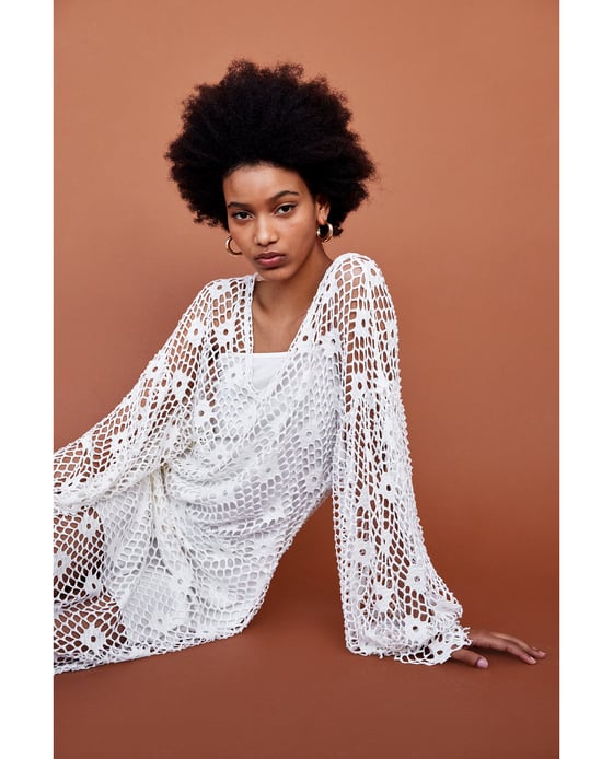 Długa boho sukienka Zara