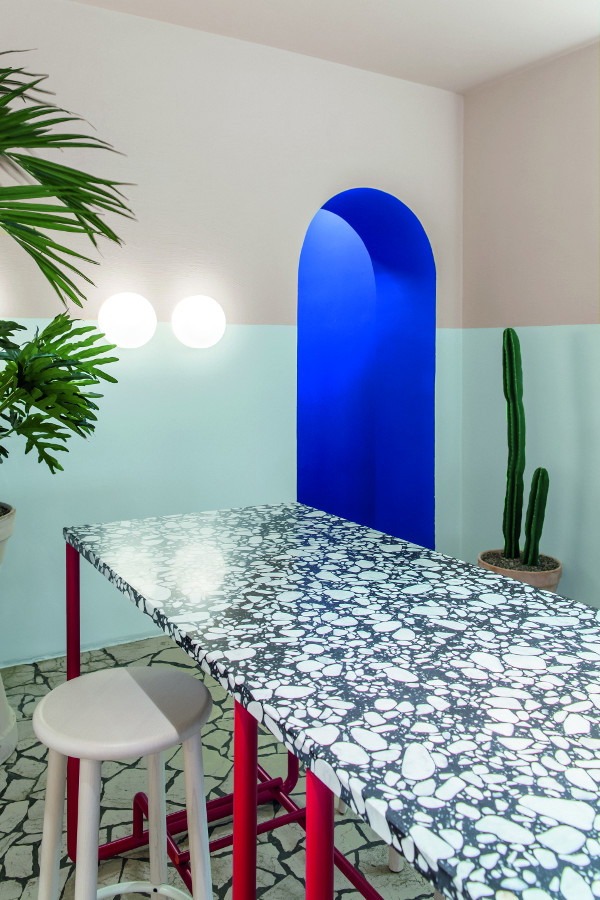 Restauracja L.A. POKÉ, projekt: Ester Bruzkus Architekten