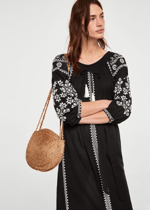 Sukienka boho Mango
