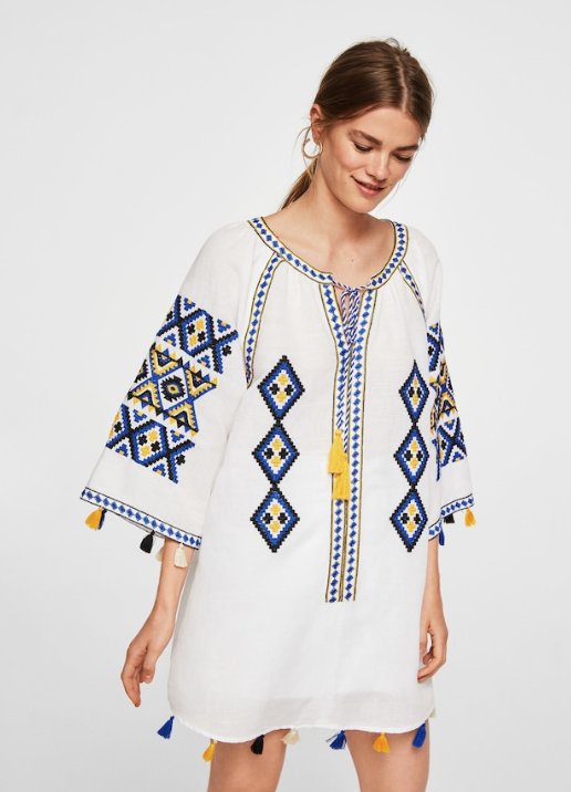 Sukienka boho Mango