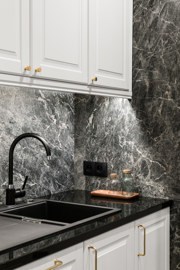 Wnętrze tygodnia: kobiece i eleganckie 40 m2 w Gdańsku