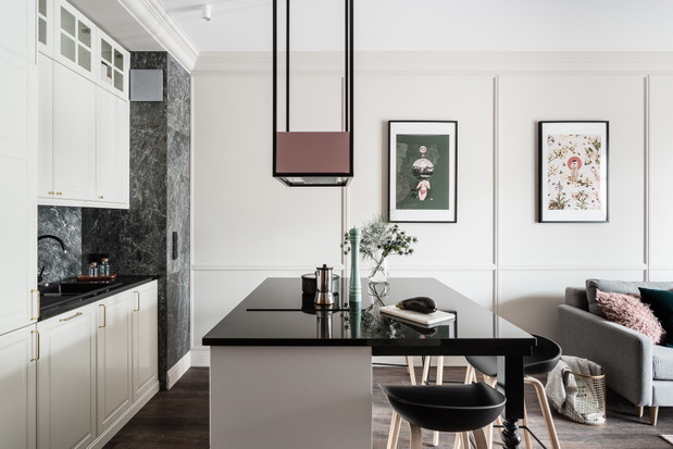 Wnętrze tygodnia: kobiece i eleganckie 40 m2 w Gdańsku