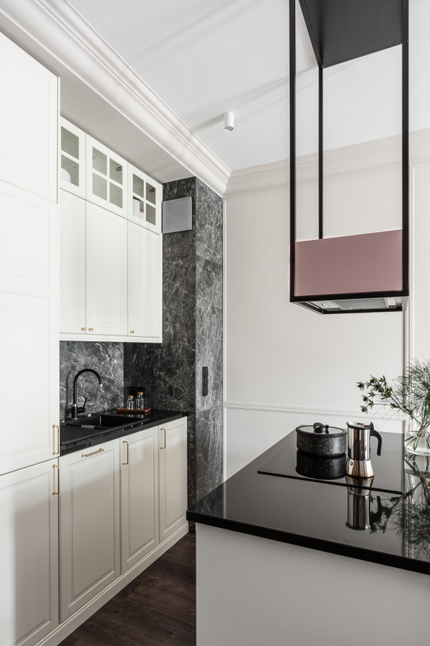 Wnętrze tygodnia: kobiece i eleganckie 40 m2 w Gdańsku
