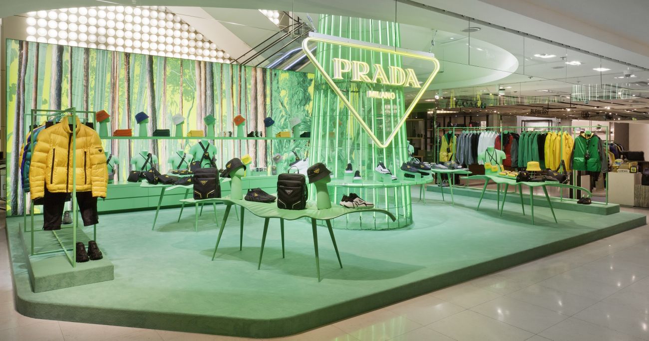 „Hyper Leaves” - pop up Prady w Galerii Lafayette
