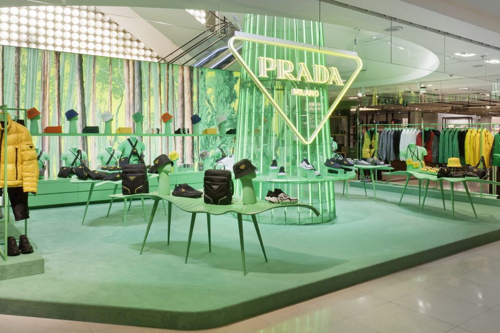 „Hyper Leaves” - pop up Prady w Galerii Lafayette