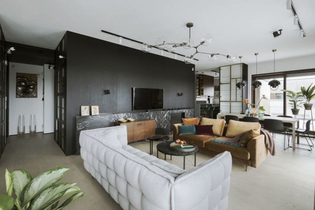 Apartament z widokiem na Stary Mokotów, stylizacja Patrycja Rabińska, projekt wnętrza Katarzyna Putka i Kamila Chojnowska / INSIDEarch