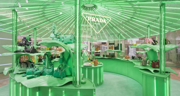 „Hyper Leaves” - pop up Prady w Galerii Lafayette
