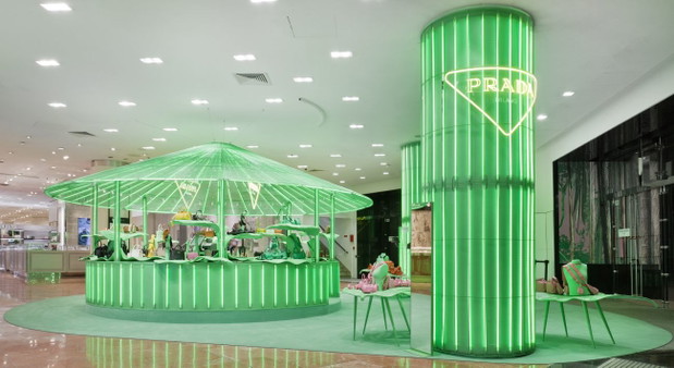 „Hyper Leaves” - pop up Prady w Galerii Lafayette