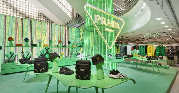 „Hyper Leaves” - pop up Prady w Galerii Lafayette