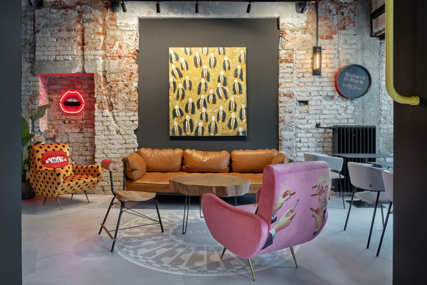 POP IN diner&bar w Gdyni, projekt: Sikora Wnętrza