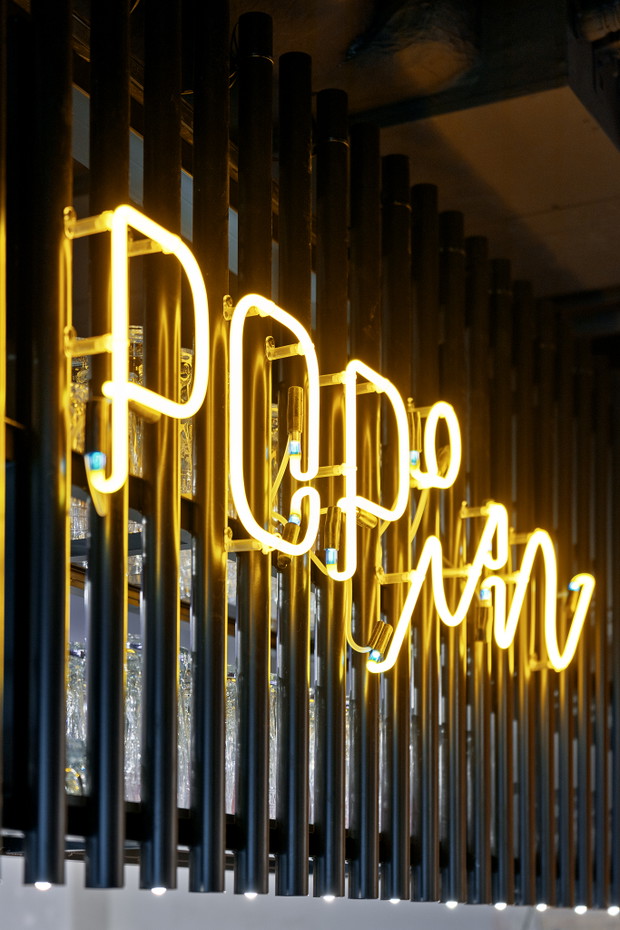POP IN diner&bar w Gdyni, projekt: Sikora Wnętrza