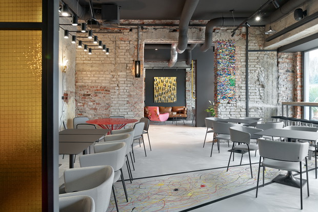 POP IN diner&bar w Gdyni, projekt: Sikora Wnętrza