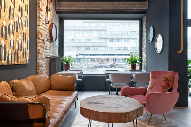 POP IN diner&bar w Gdyni, projekt: Sikora Wnętrza