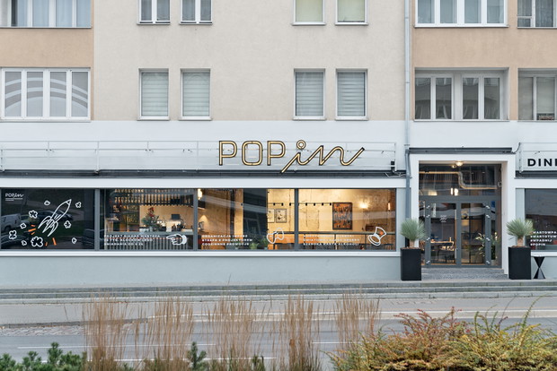 POP IN diner&bar w Gdyni, projekt: Sikora Wnętrza