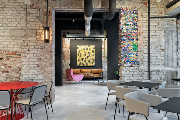 POP IN diner&bar w Gdyni, projekt: Sikora Wnętrza