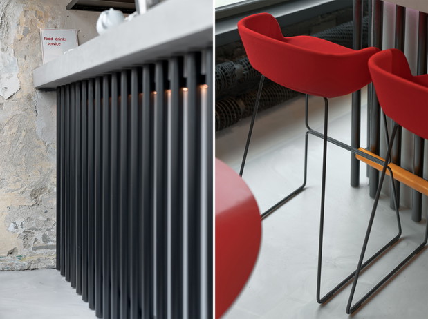 POP IN diner&bar w Gdyni, projekt: Sikora Wnętrza