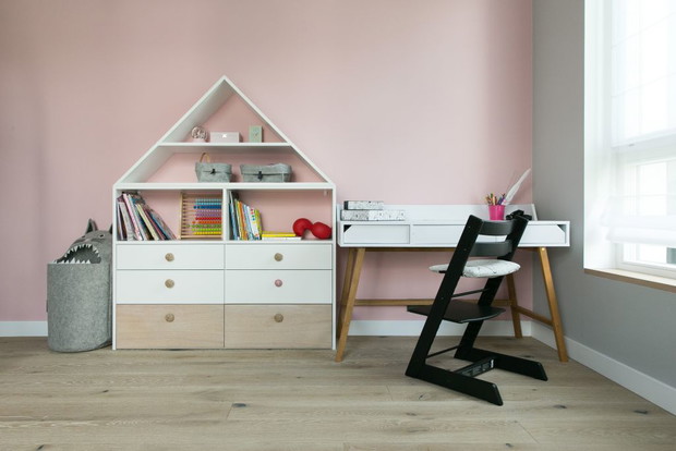 Apartament z granatowymi akcentami w Poznaniu, projekt: Joanna Zabłocka