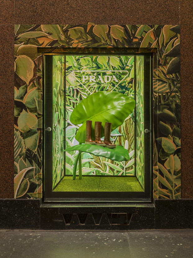 „Hyper Leaves” - pop up Prady w Galerii Lafayette