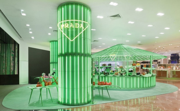 „Hyper Leaves” - pop up Prady w Galerii Lafayette